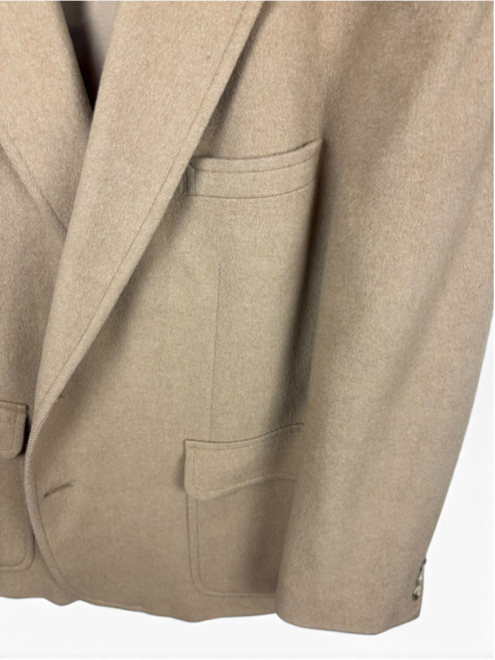 Vintage J.G. Hook Golden Anchor Camel Hair Blend Tan Blazer Sport Coat Men’s M - Picture 13 of 13
